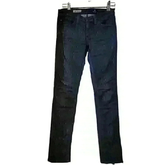 Ag Adriano Goldschmied Denim - 35. Slim straight the Stevie dark denim wash size 26r  by ag Adriano goldschmied
